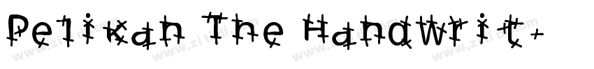 Pelikan The Handwrit字体转换